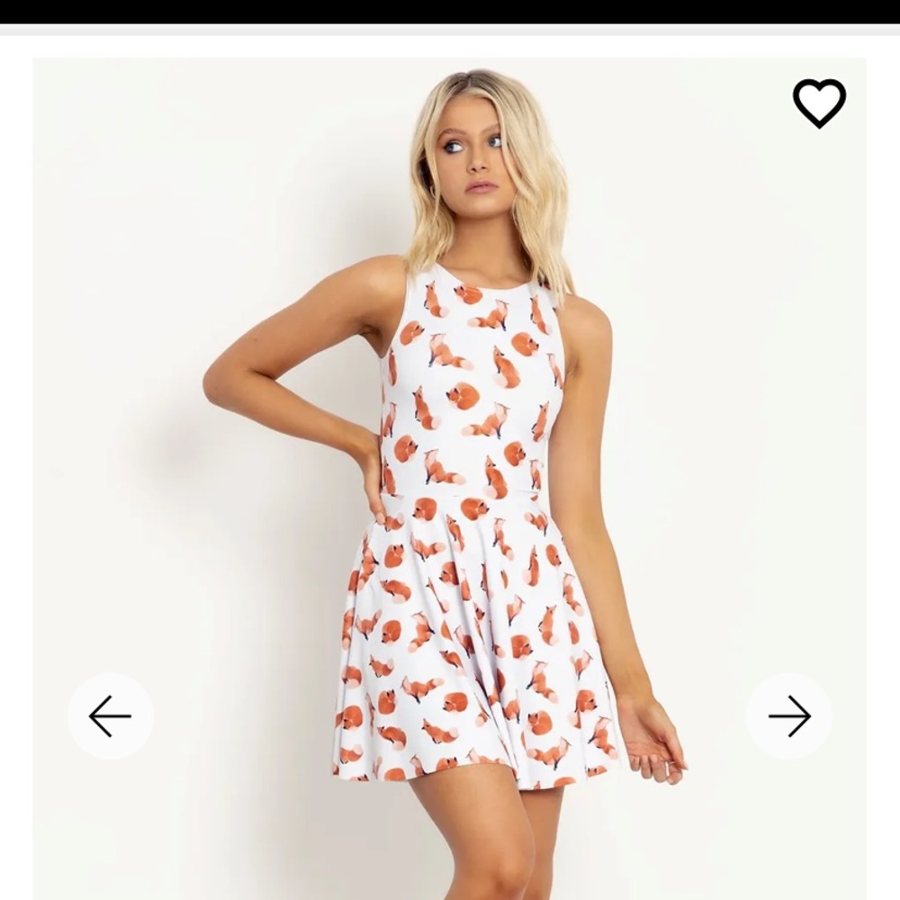 Blackmilk Ghost Foxes Princess Skater dress NWT 🦊